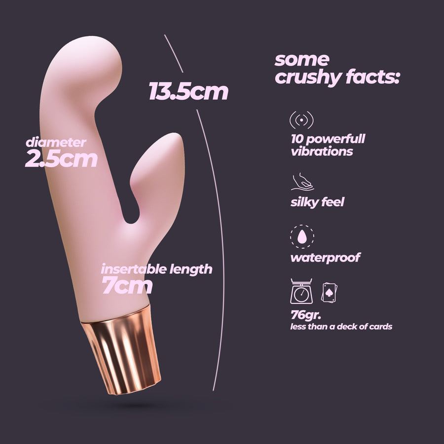 Mini Vibrador Conejito Mellow Cony rosa (8)