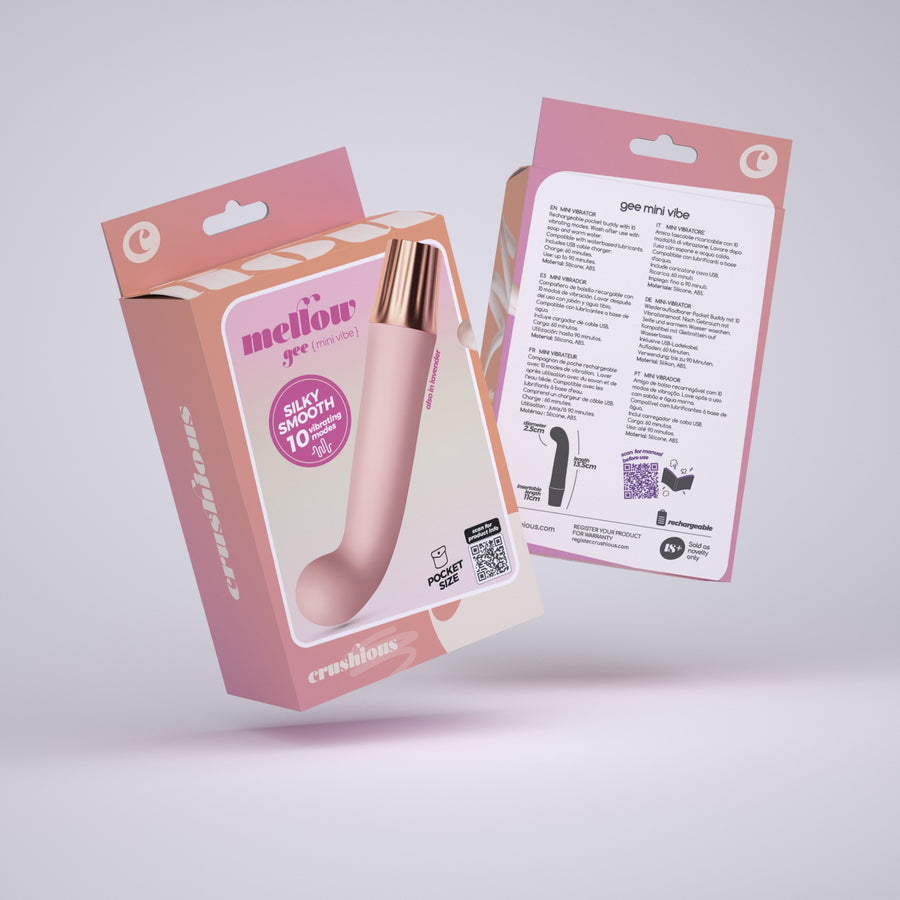 Mini Vibrador Curvo Punto G Mellow Gee rosa (9)