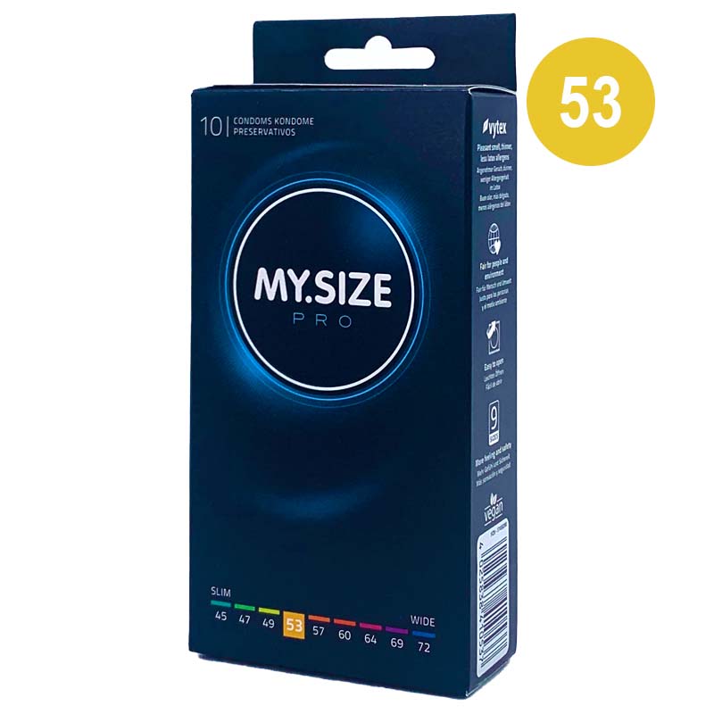 MySize Pro Talla 53 caja 10 uds - MySize - Comprar preservativos o condones