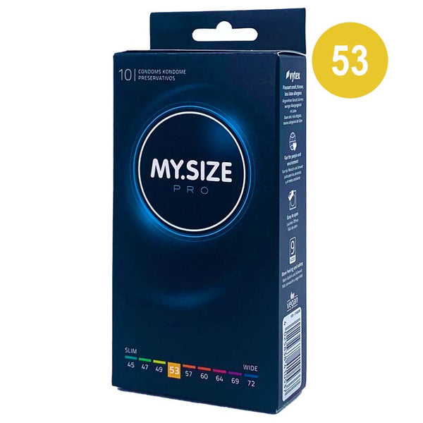 MySize Pro Talla 53 caja 10 uds - MySize - Comprar preservativos o condones