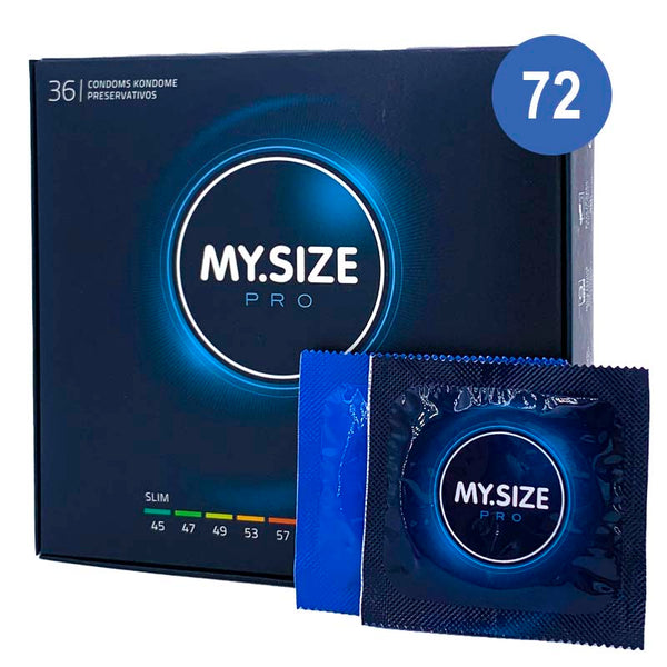 MySize Pro Talla 72 caja de 36 uds - MySize - Comprar preservativos o condones