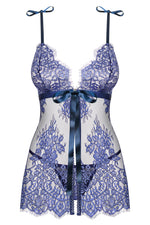 Babydoll Flowlace Turquesa Talla S/M 0