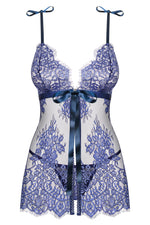Babydoll Flowlace Turquesa Talla S/M 0