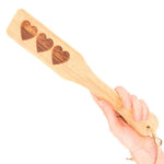 Pala BDSM de Bambú Corazón - Kink - Fustas y látigos
