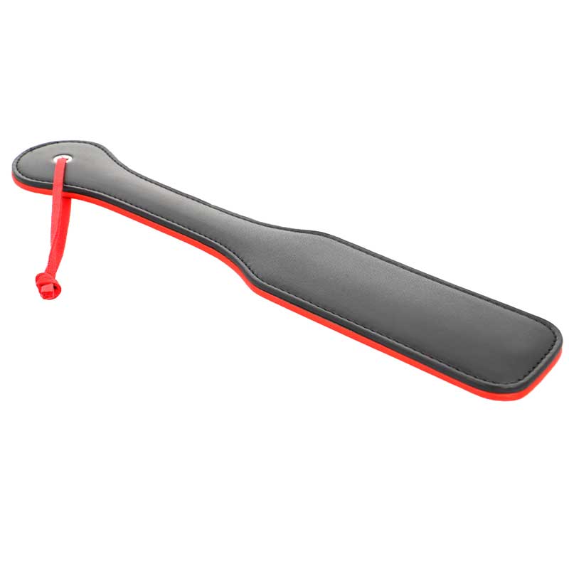 Pala Dos Caras Rojo y Negro 32 cm - Kink - Fustas y látigos (3)