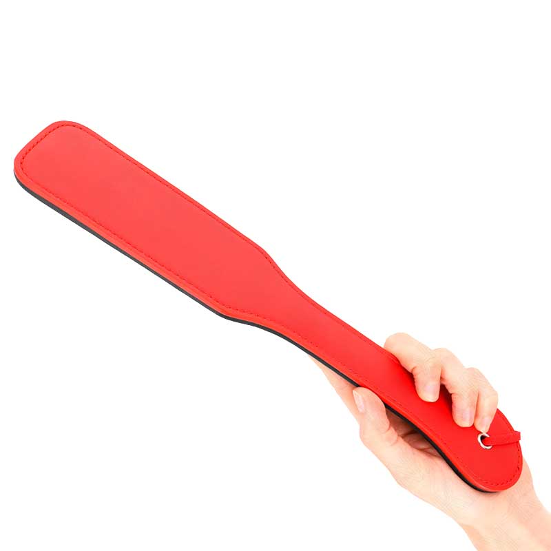Pala Dos Caras Rojo y Negro 32 cm - Kink - Fustas y látigos (2)
