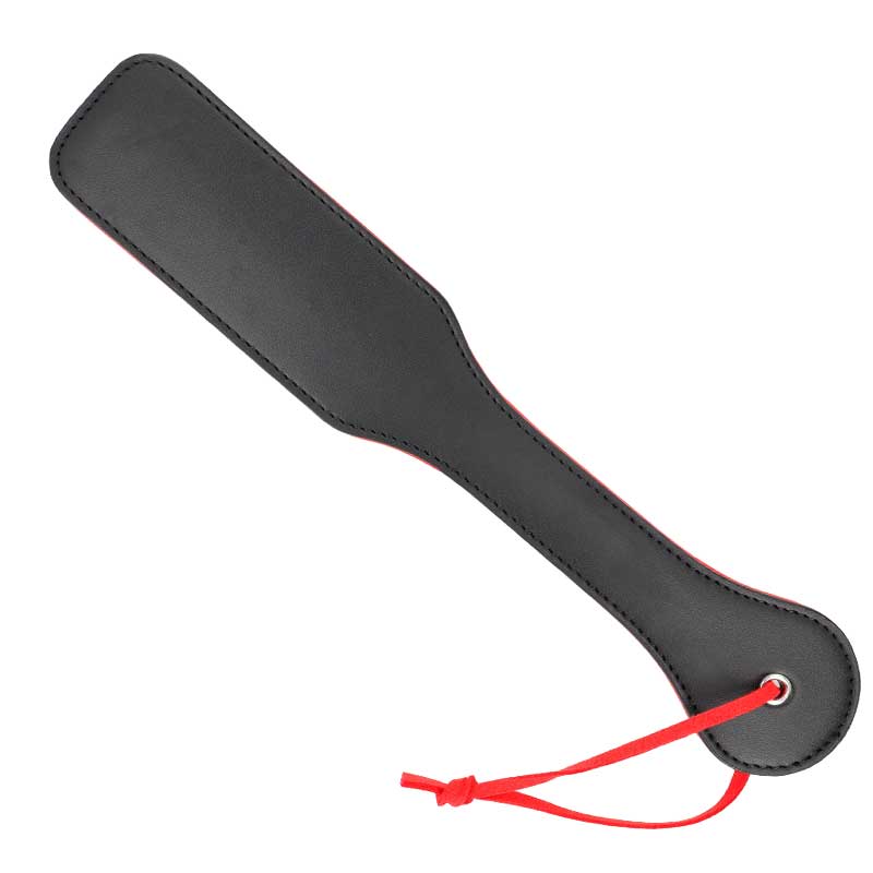 Pala Dos Caras Rojo y Negro 32 cm - Kink - Fustas y látigos (4)