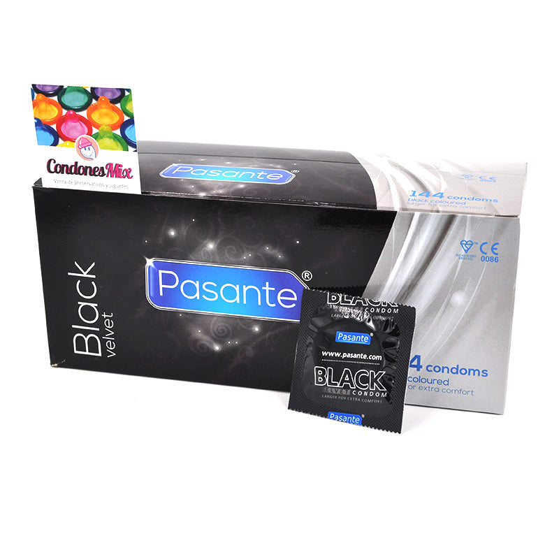Condones Negros 144 uds - Pasante - Comprar preservativos o condones