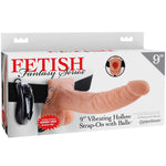 Hollow Strap-on vibrador 23 cm - Pipedream - Arneses con pene o dildo Strap-On (4)