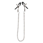 Pinzas Pezones con Cadena de Bolas 30 cm - Kink - Kits para BDSM