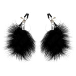 Pinzas Pezones Pluma Negra - Kink - Kits para BDSM