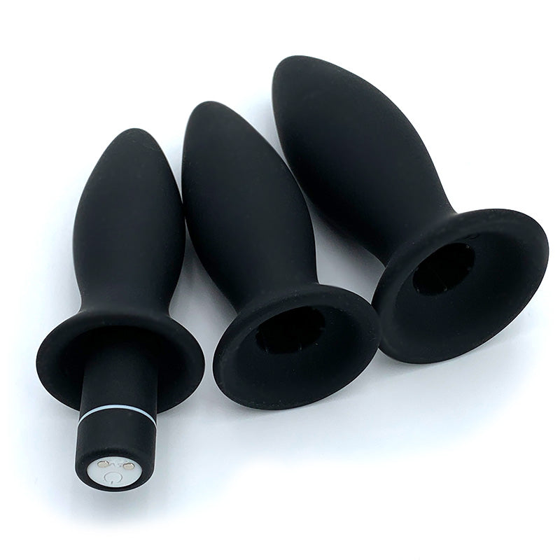 Kit 3 Plugs + Bala - WhitePleasures - Plugs anales (4)