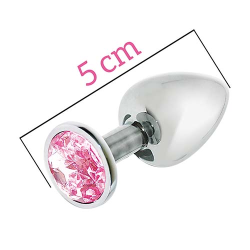 Plug Metalico S Con brillo Plata 5 cm 0