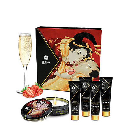 Kit Geishas fresas - Shunga - Ideas romáticas y eróticas para regalar