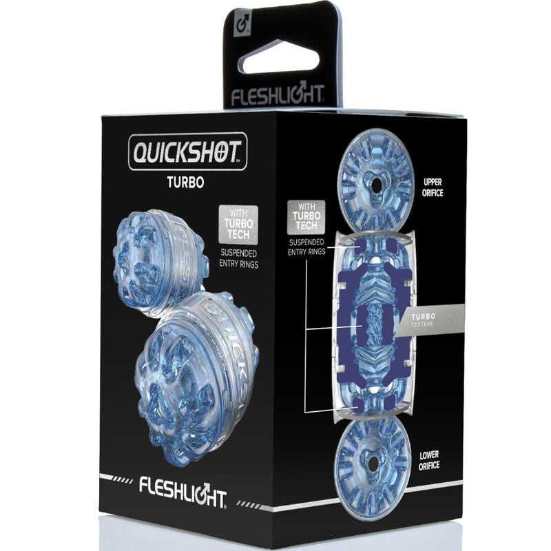 Quickshot Turbo Blue Ice - Fleshlight - Masturbadores masculinos (7)