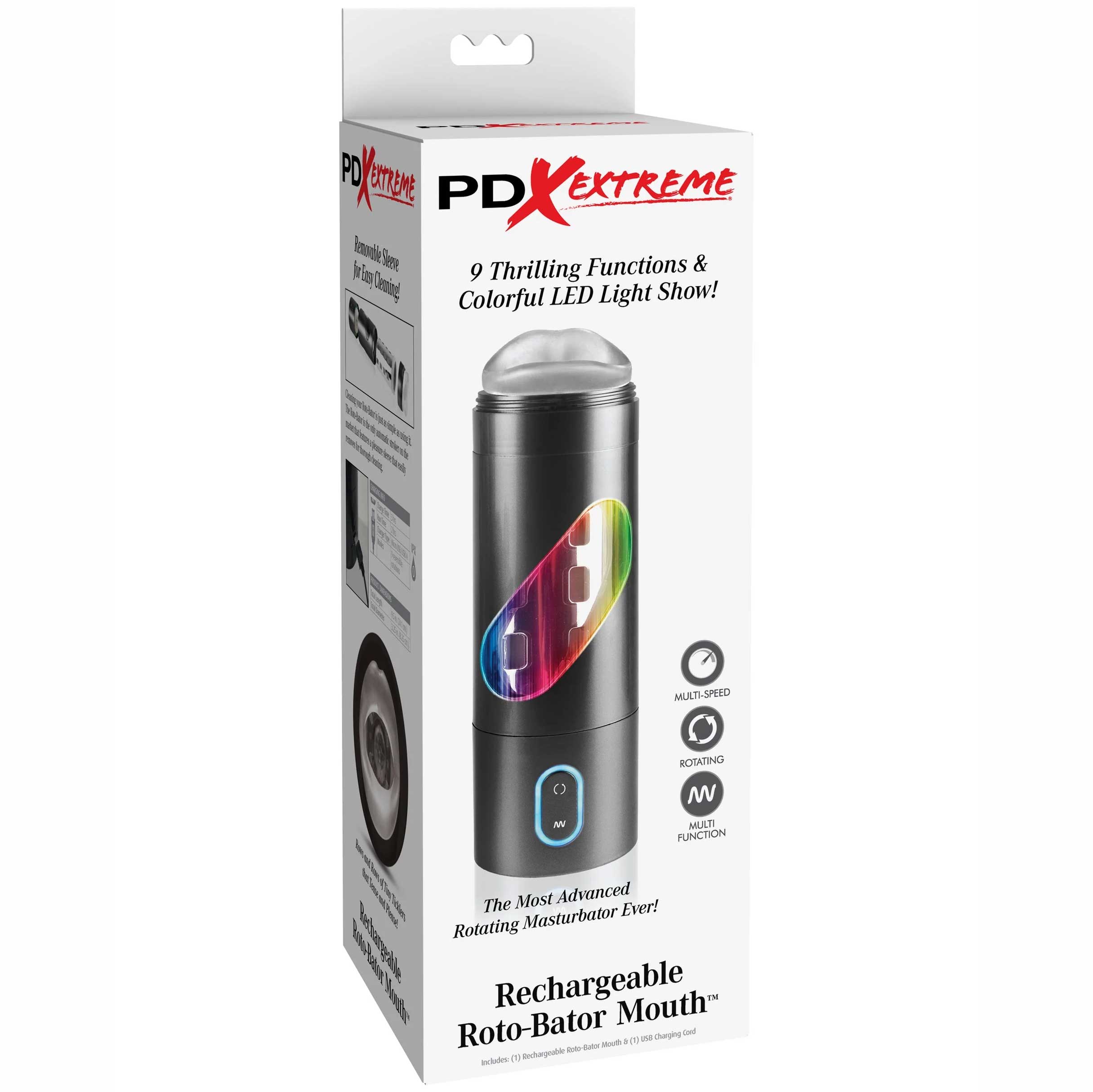 Roto bator usb masculino boca - Pipedream - Masturbadores masculinos (5)