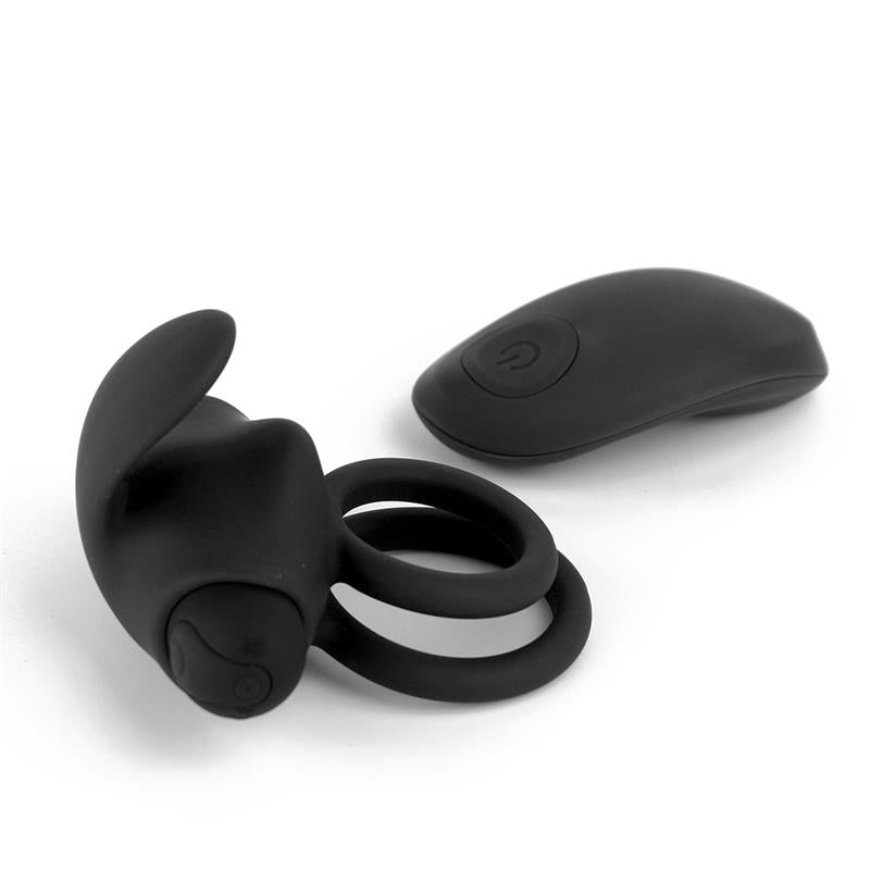 Anillo Doble Control Remoto - Tardenoche - Anillo vibrador para el pene (con y sin vibración) (2)