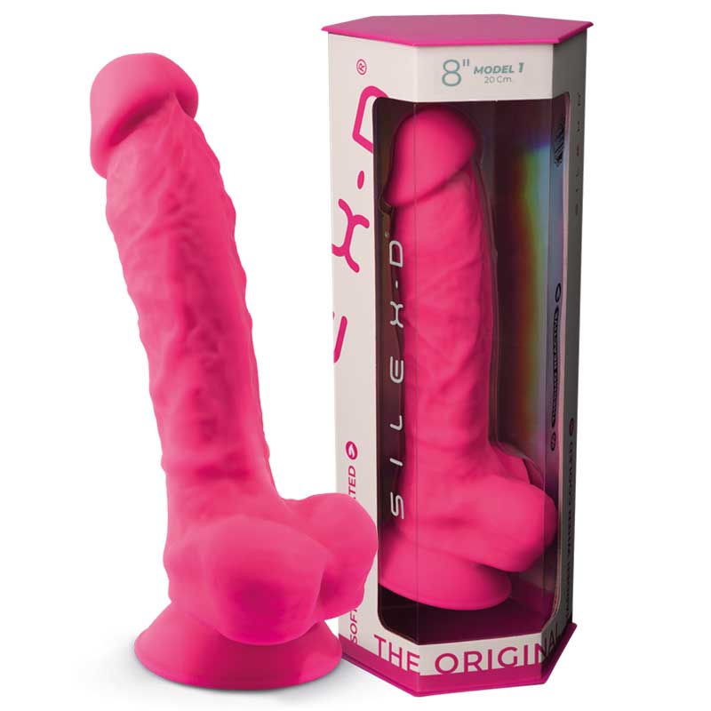 Dildo Dual Density Rosa 20 cm - Silexd - Dildos o Consoladores
