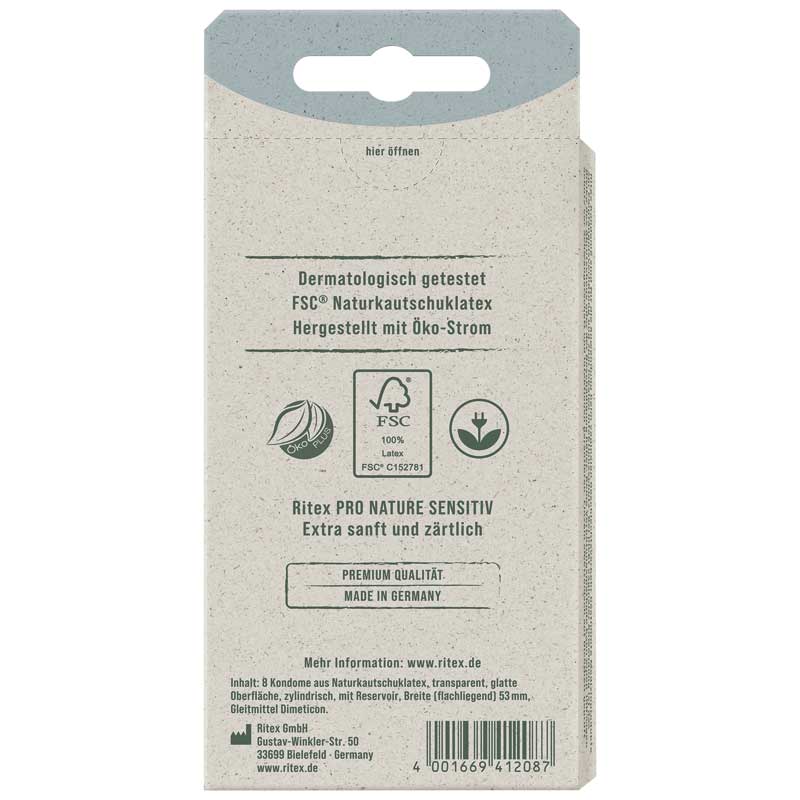 Preservativos Pro Sensitiv 8 uds - RITEX - Preservativos (3)