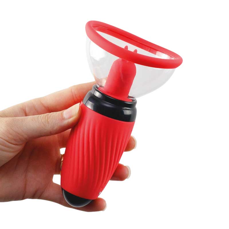 Bomba Succión Vulva con Vibrador Scarlet - Crushious - Bombas de succión