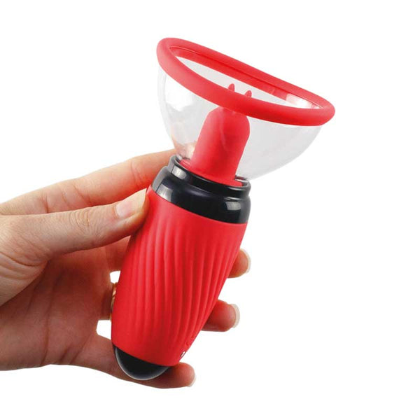 Bomba Succión Vulva con Vibrador Scarlet - Crushious - Bombas de succión