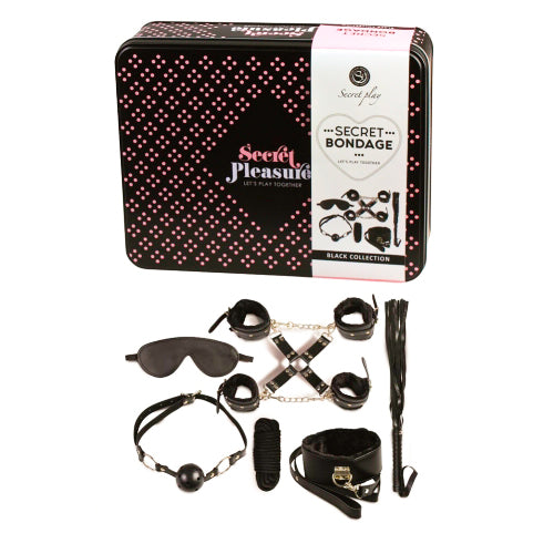 Secret Play Set 8 Piezas Negro - Secret Play - Kits para BDSM