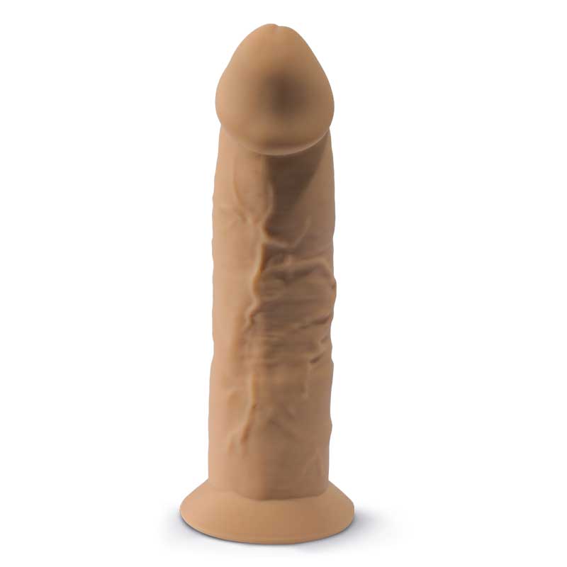Dildo Dual Density Caramelo 19 cm - Silexd - Dildos o Consoladores (3)