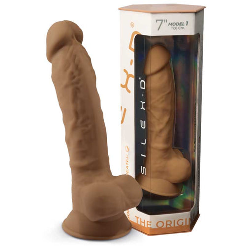 Dildo Dual Density Caramelo 17,5 cm