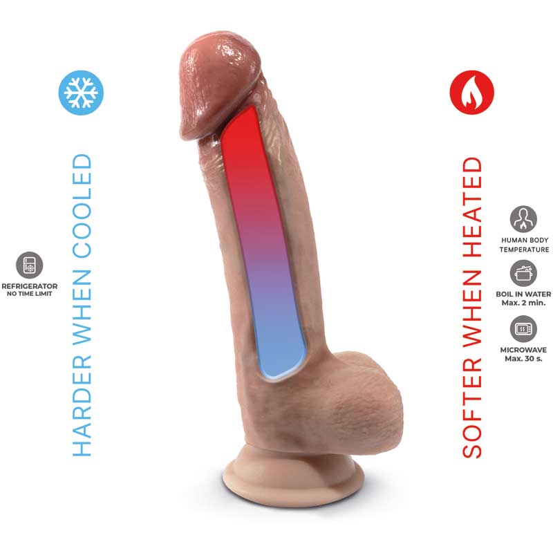 Dildo Premium Real Skin 21 cm - Silexd - Dildos o Consoladores (4)
