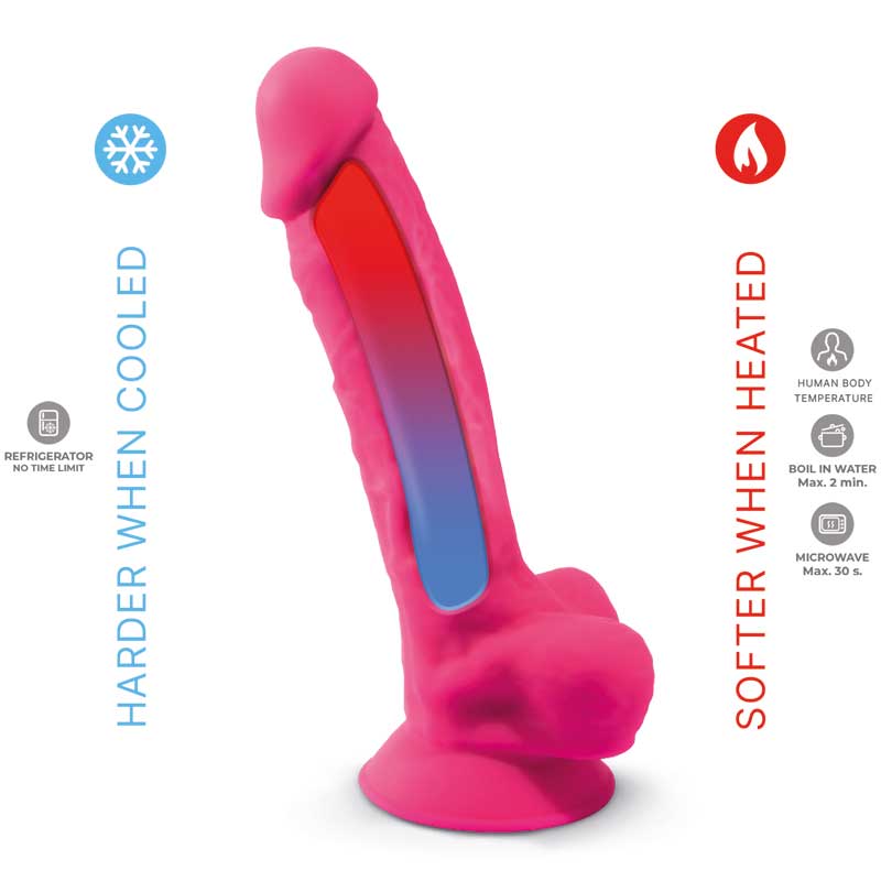 Dildo Dual Density Rosa 20 cm - Silexd - Dildos o Consoladores (5)