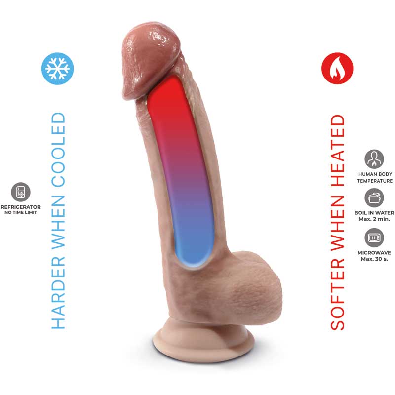 Dildo Premium Real Skin 17 cm - Silexd - Dildos o Consoladores (3)