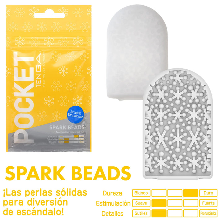 Tenga Pocket Spark Beads - Tenga - Masturbadores masculinos