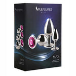 Kit Metal MAX Rosa - S Pleasures - Plugs anales (2)