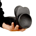 Dildo Piel Deslizante Paolo Black 25 cm