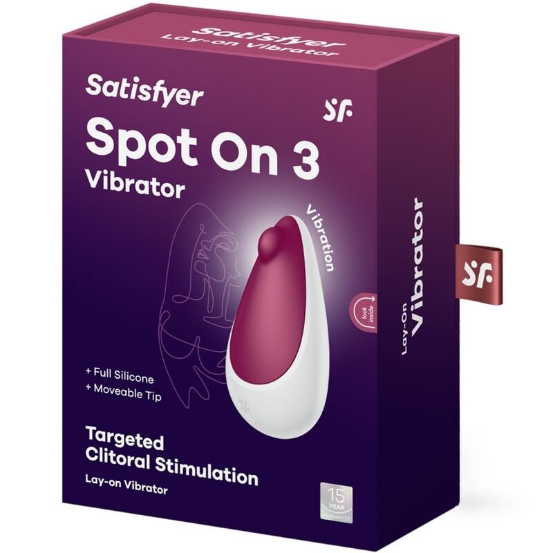 Spot on 3 Estimulador de clítoris rojo - Satisfyer - Vibradores (5)