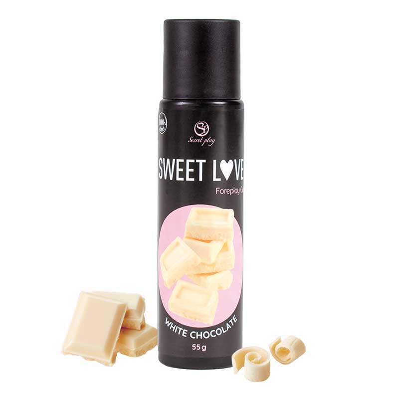 Lubricante comestible chocolate blanco - Secret Play - Lubricantes sexuales