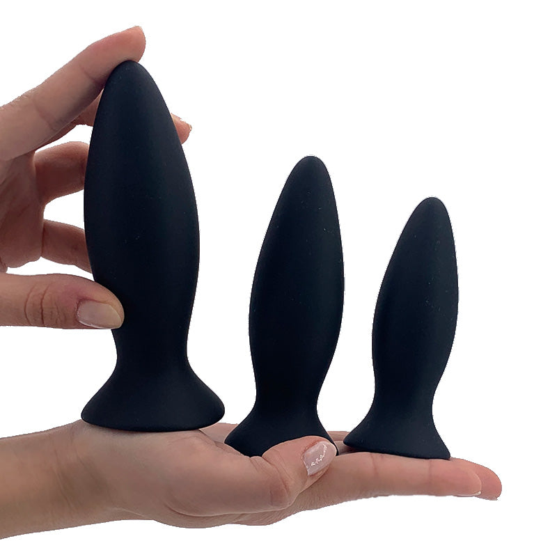 Kit 3 Plugs + Bala - WhitePleasures - Plugs anales (3)