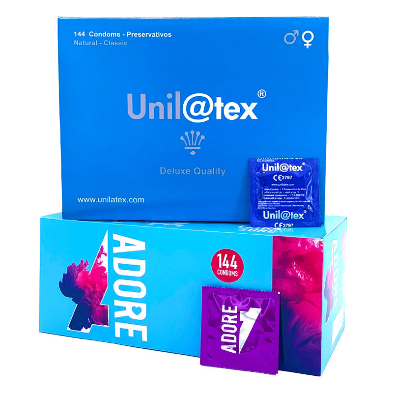288 condones naturales - Adore - ¡Packs ahorro!