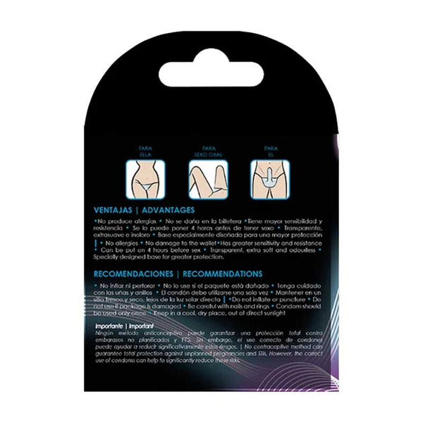 Uniq Multi Unisex Sin Látex 3 uds