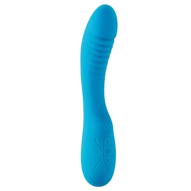 Vibrador Punto G V5 Azul - Virgite - Vibradores