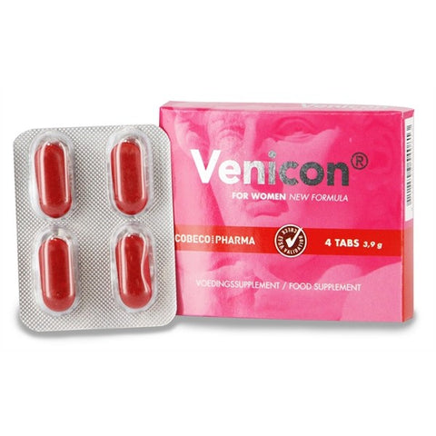 Venicon para mujer 4 cap - Cobeco Pharma - Afrodisíacos sexuales
