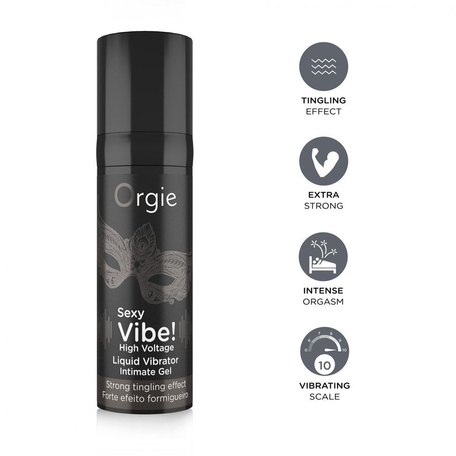 Vibrador Líquido Sexy Vibe High Voltage 15 ml - Orgie - Estimulantes sexuales