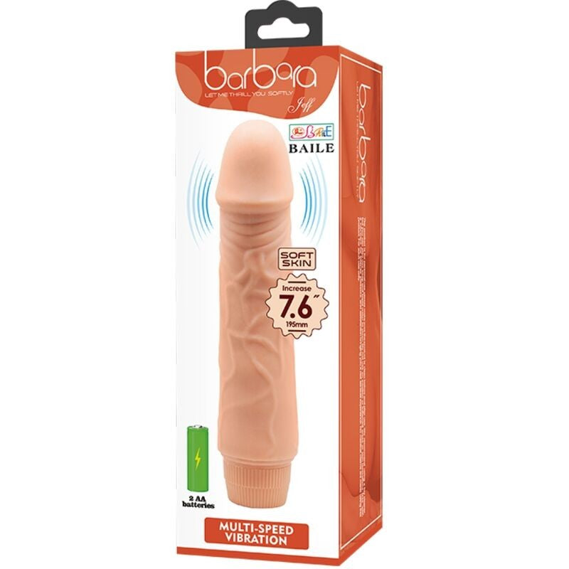 Vibrador Realista Barbara 20 cm - Baile - Vibradores (8)