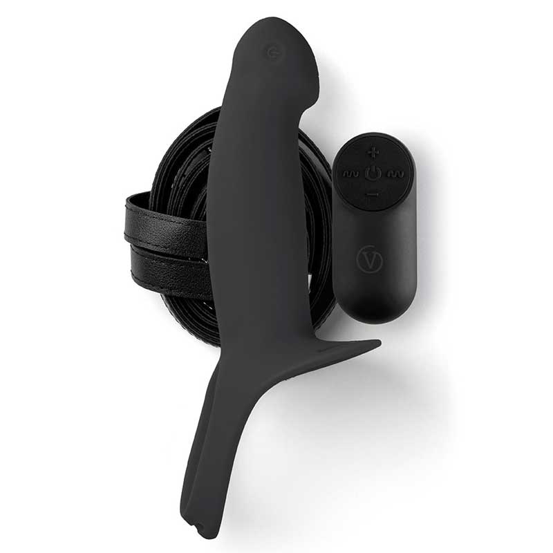 Arnés Hueco H3 Con Vibración Talla S Negro - Virgite - Arneses con pene o dildo Strap-On (2)
