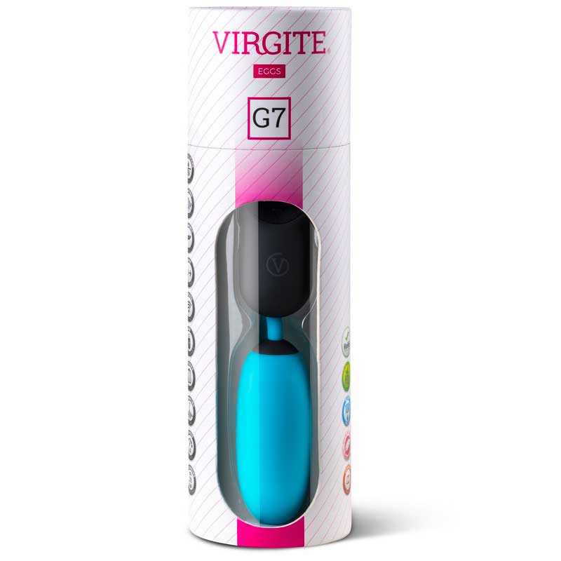 Huevo Vibrador G7 Azul - Virgite - Vibradores (2)