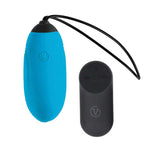 Huevo Vibrador Control Remoto USB Azul - Virgite - Vibradores