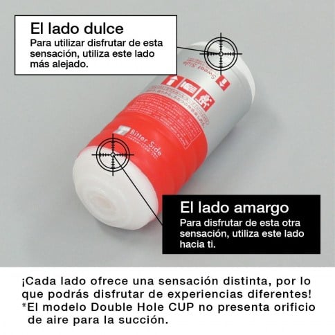  . Tenga La versión grande del Tenga Soft tube CUP, tamaño XL XL: Double Hole CUP U.S. . 