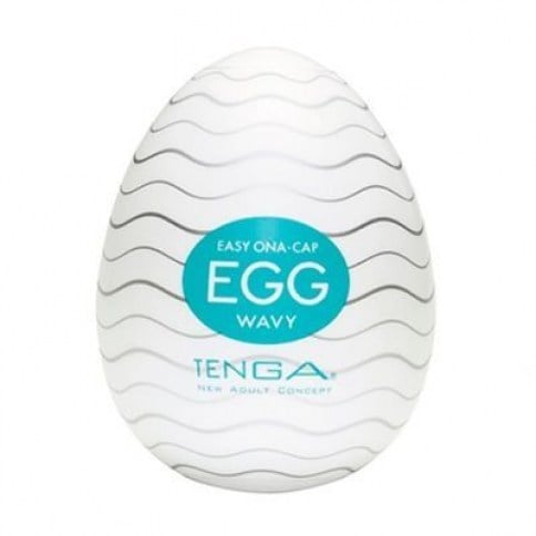 Tenga Relieve interior brinda sensaciones únicas y suaves al contacto con la piel. Tenga Egg Wavy