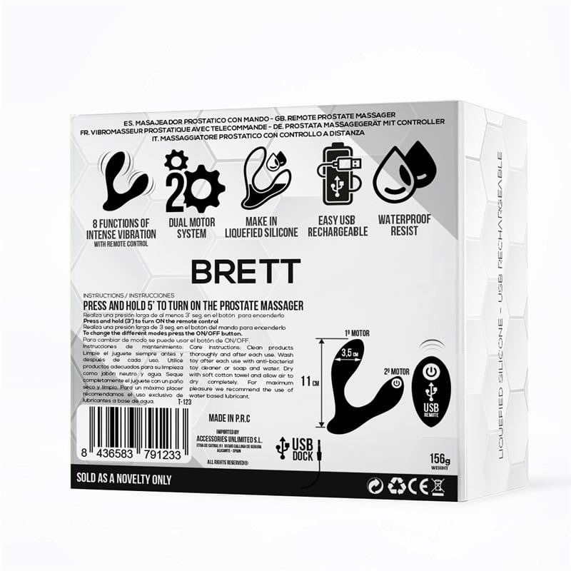  . Brett Masajeador Prostático Control Remoto 0 . 